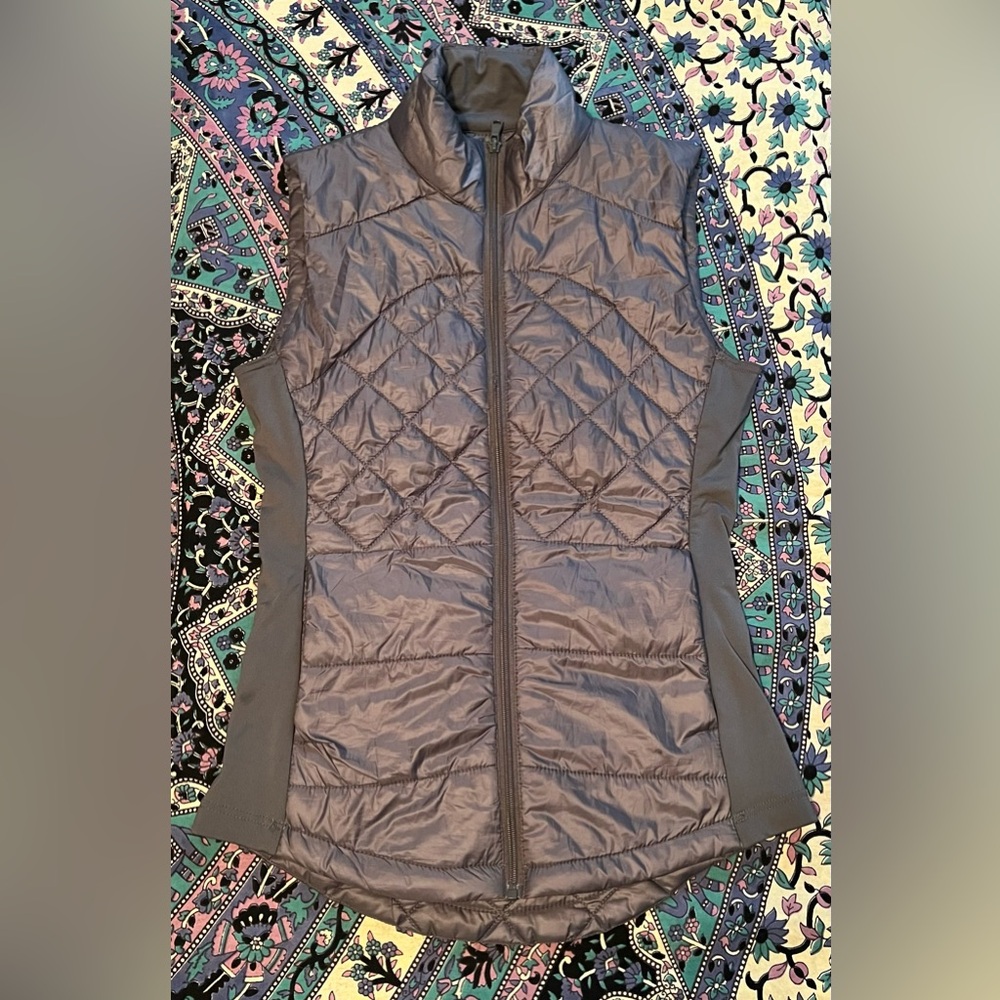 Zelos Full Zip Gray Full Zip Quilted Vest